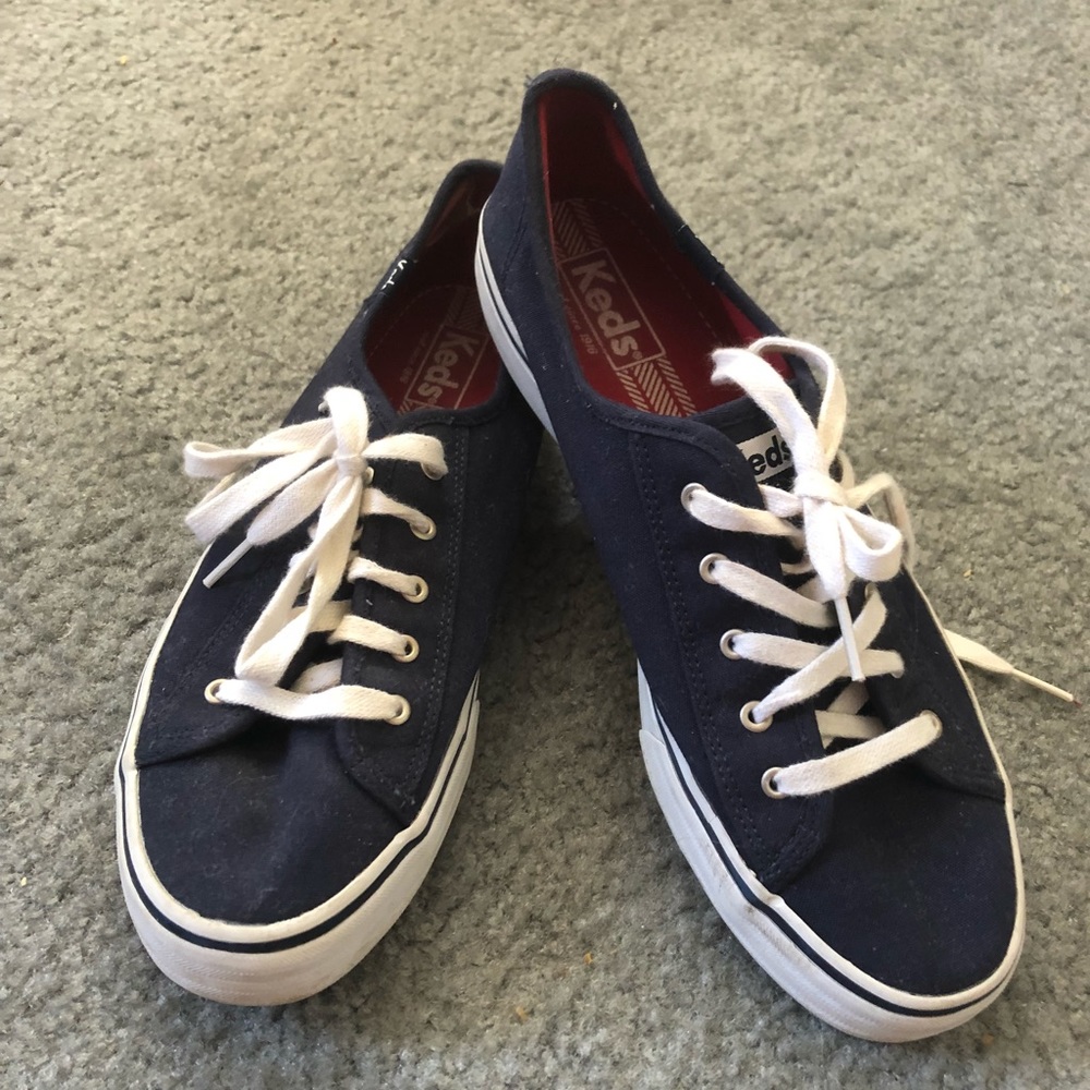 Blue sneakers